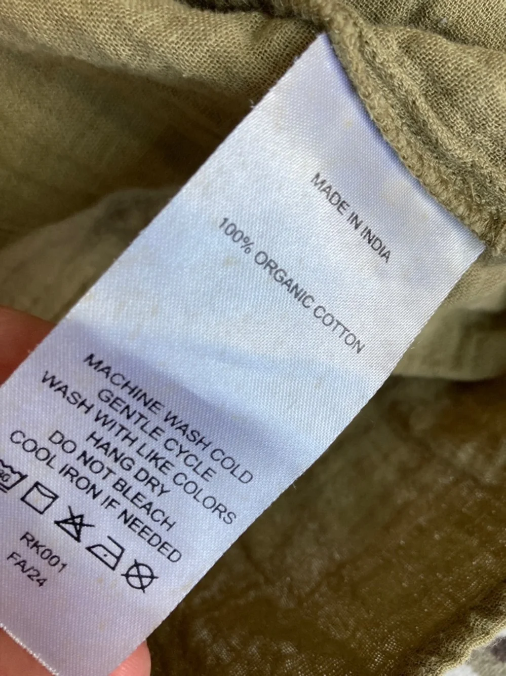 Quince Organic Cotton Gauze Sleeveless Maxi Dress with Pockets in Artichoke sz M - Picture 7 of 8